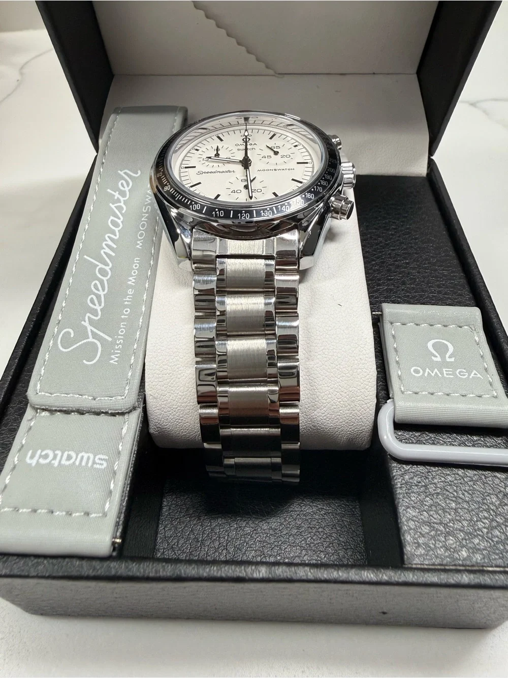 MoonSwatch MOD 1965 Stainess Steel Watch